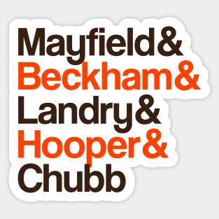 The Playoffs Browns, the Dawg Pound returns Sticker